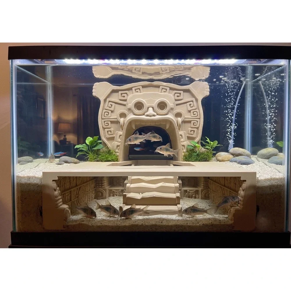 Ancient Aztec Temple Reptile Hide | Cross Section Burrow Cave